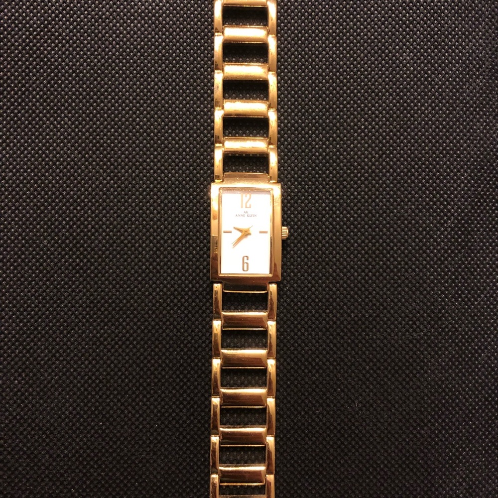 Anne Klein Rectangular Gold Watch - image 2